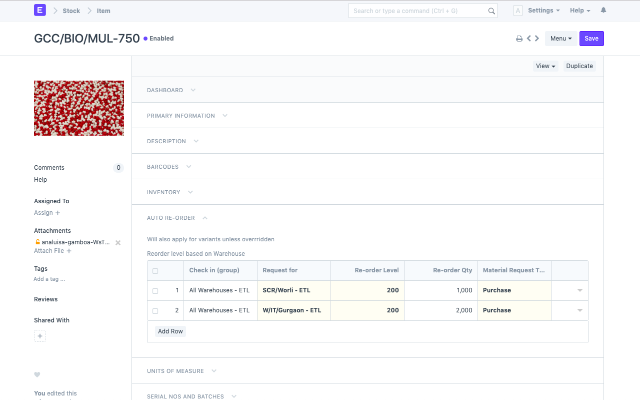 Automated Stock Replenishment