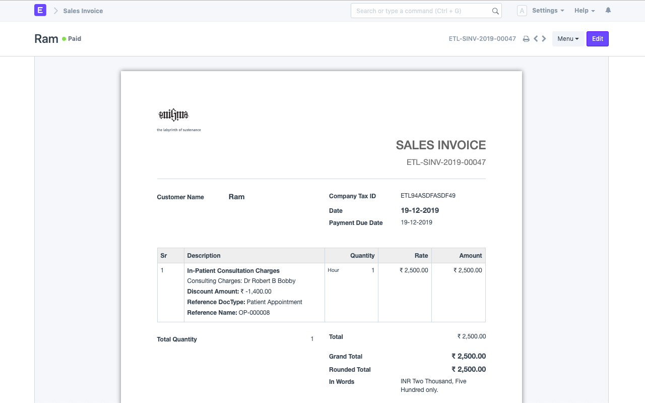 Billing And Pricing