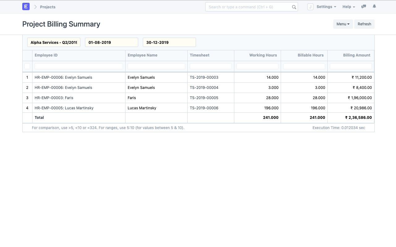 Time-Tracking & Billing