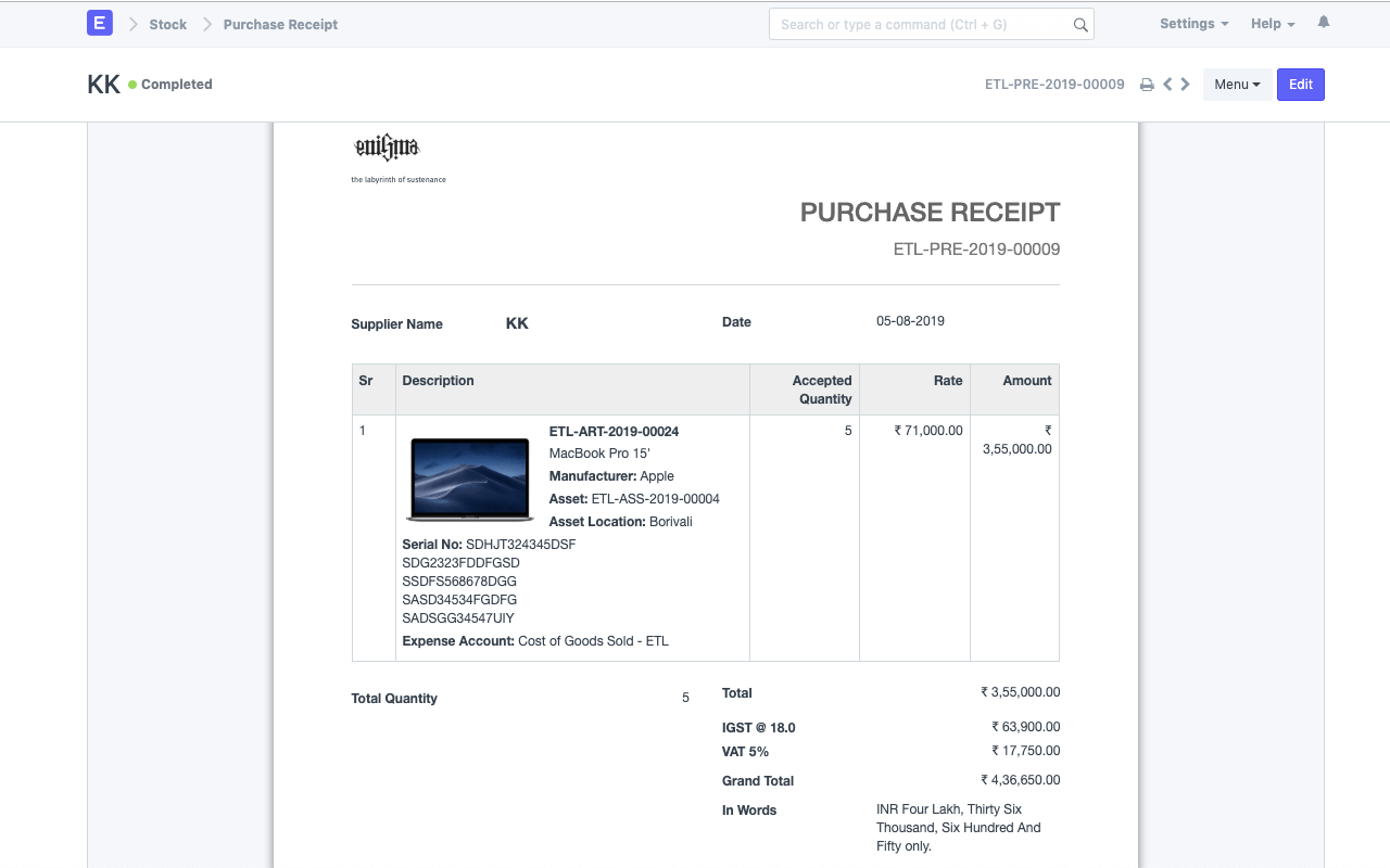 Purchasing Assets