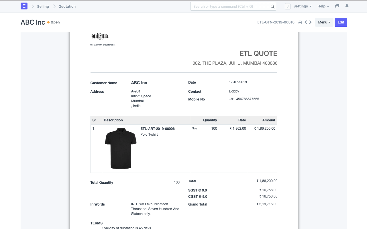 Elegant Print Formats